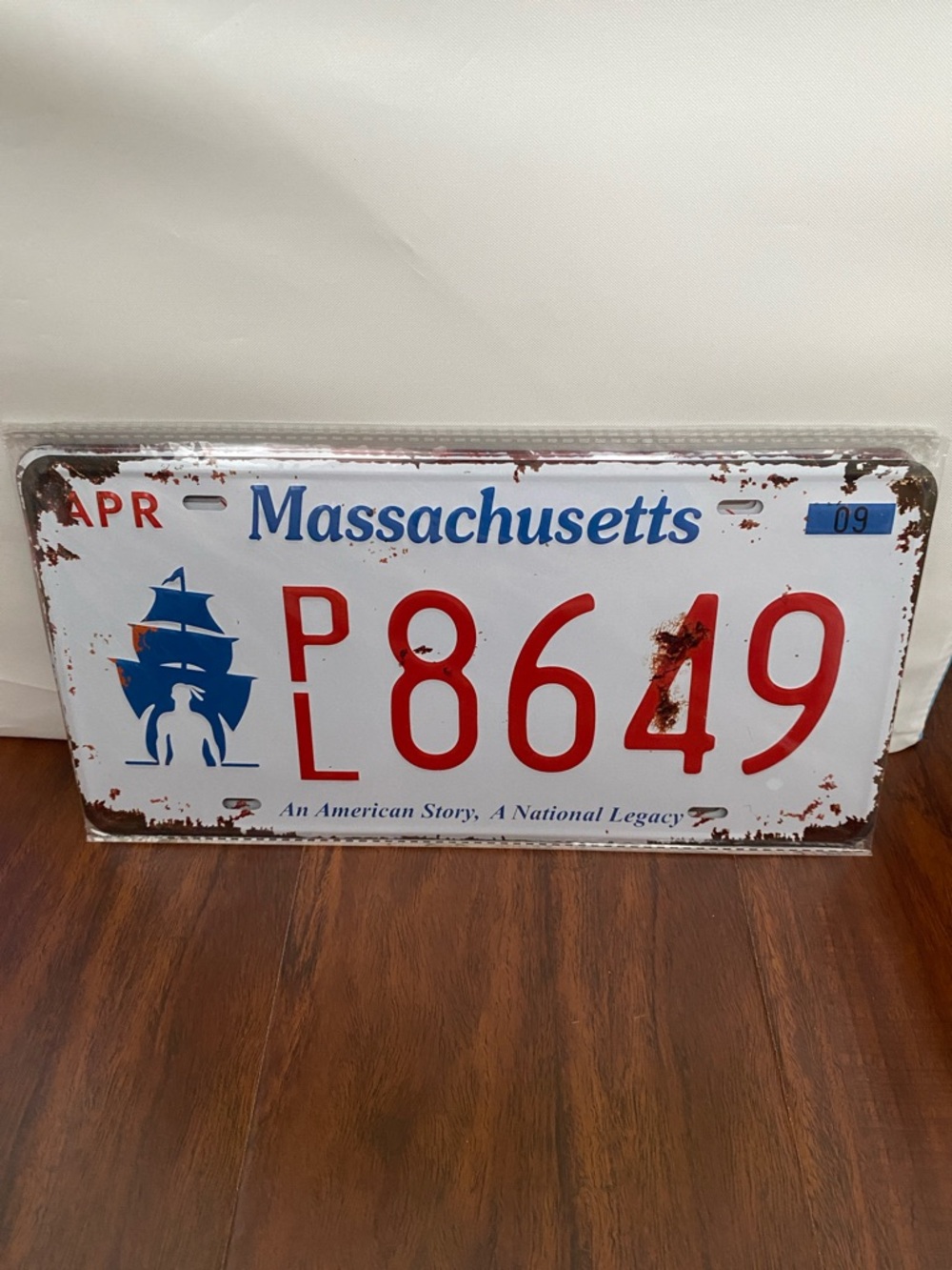 Massachusetts License Plate